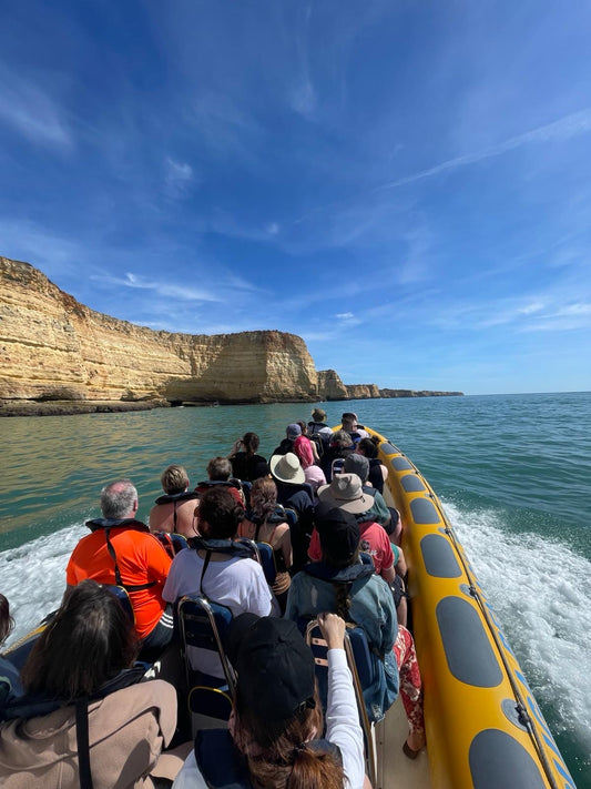 Visite des grottes jusqu'à Benagil